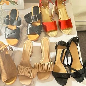 Assortment of women’s shoes size 7 & 8.